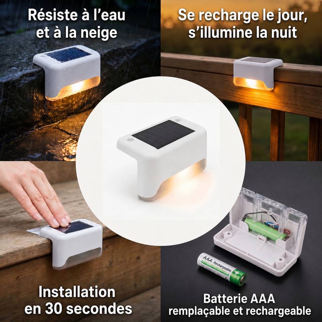 Lampe solaire d’extérieur